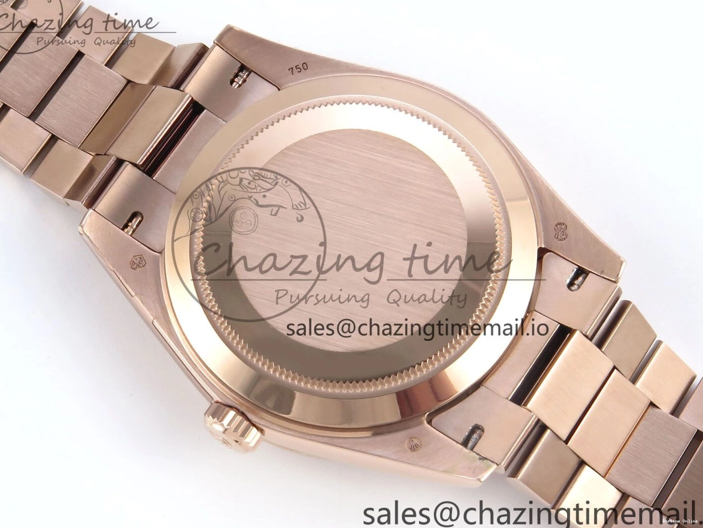 0217 QuickDry Day Date 40 RG 228235 KF 1:1 Best Edition Brown Roman Dial on President Bracelet VR3255 (Gain Weight) 838